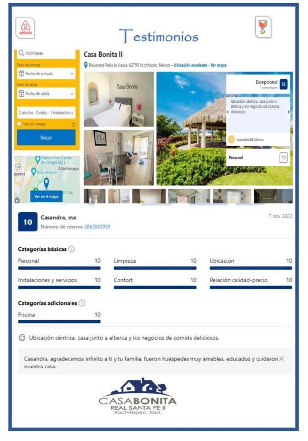 Casabonita Ii, Pie Alberca, Airac Villa Шочитепек Екстериор снимка
